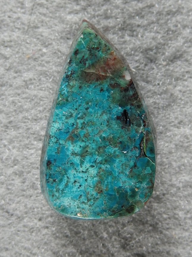 Chrsyocolla 1771 : Not sure where it is from but was told Arizona and bought a few pounds of small pieces last year in Quartzsite, some like this took a very nice polish