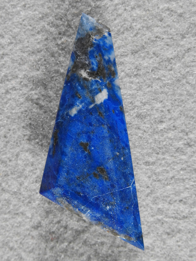 Lapis 519  :  A bright pendant cut of Lapis from Afganistan.  Always a winner with that Bright Blue.