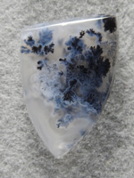 Singleton Plume Agate 1565 : The Plume always looks good with a little gray.  A very nice badge.
