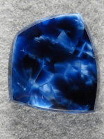 Victoria Stone 1686 : Blue Victoria Stone created by Dr. Imori in the 1960's has never been duplicated.  A large freeform.