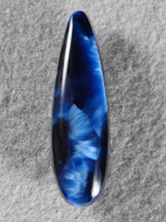 Victoria Stone 1689 : Blue Victoria Stone created by Dr. Imori in the 1960's has never been duplicated. Here is a rounder teardrop to die for.