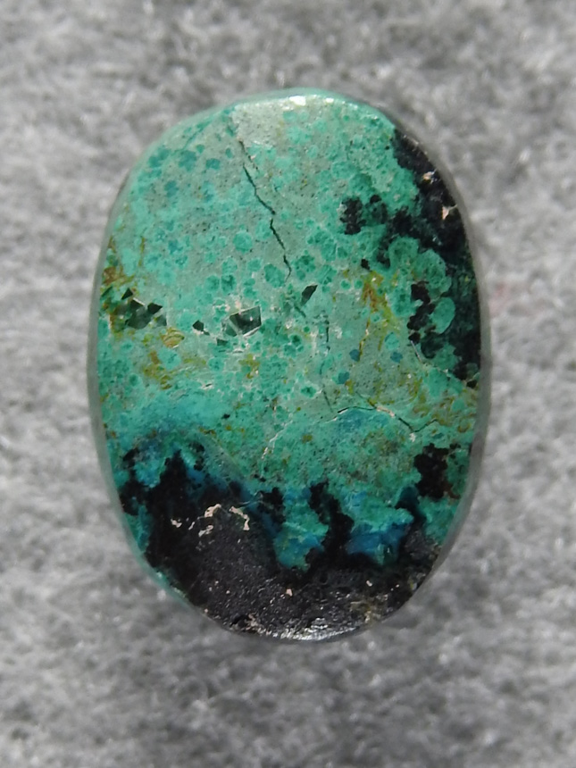 Chrsyocolla 1768 : Small freeform cab of Chrysocolla.