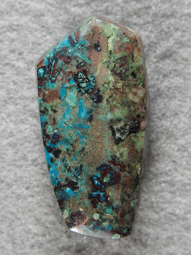 Chrsyocolla 1770 : Not sure where it is from but was told Arizona and bought a few pounds of small pieces last year in Quartzsite.