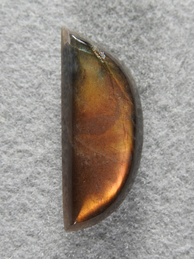 Labradorite 1701 : Gem Labradorite with a Copper Flash
