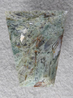 Hubbard rd Moss Agate 2176 :  Moss and Iris Agate from this locale. Another of my very early cabs.