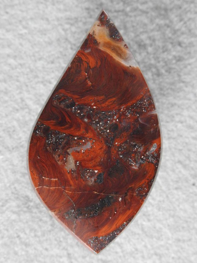 Mary Ellen Jasper 2182 : A Jasper of ancient stromatolites. Very unique.