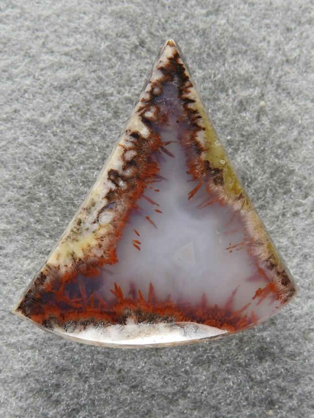 Owls Hole Sagenite Agate 1860 : I found an old stash of Owl's Hole Plume and Sagenite in a rock sale at a buck a pound, the person also had alot of old stock Wingate.