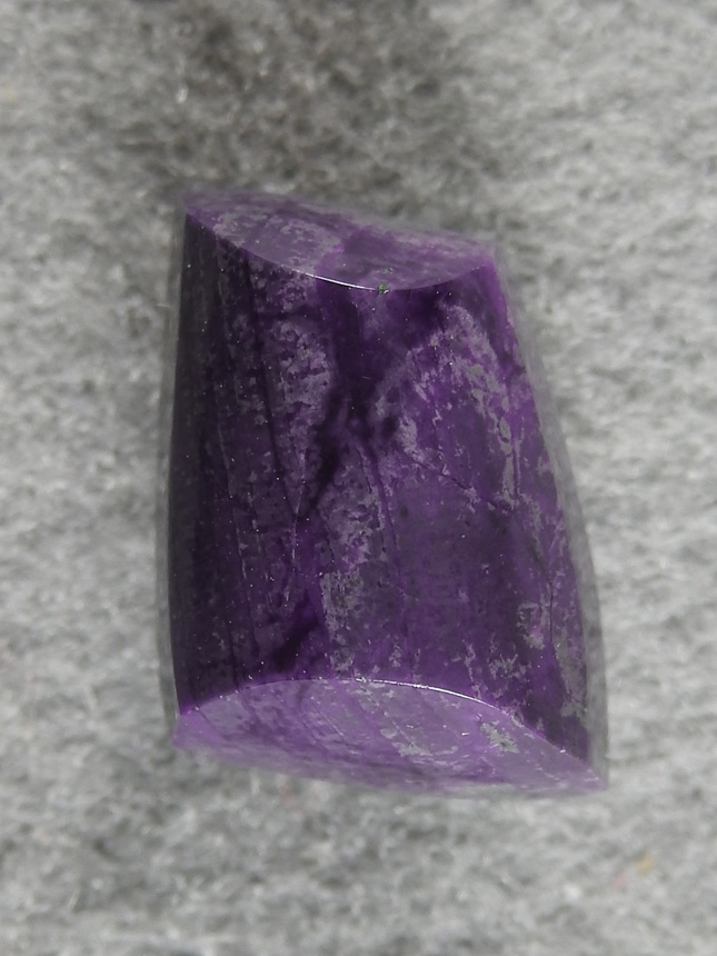 Sugilite 1820 : Another rich Pruple Sugilite cab albeit small.