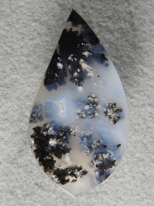 Texas Plume Agate 1409 : Unsure of the ranch on this stone but looks like classic Marfa material.