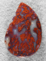 Plume Agate 1835 : Cherry Red Plume from unknown source. Very showy.