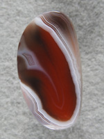 Botswana Agate 2082 : I just love Botswanas when they have the plum or reds inside.  Strong pattern great color