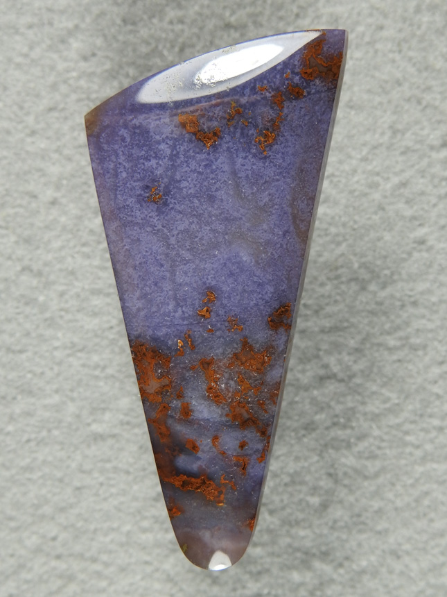 Burro Creek Jasper 1945  :  We dug out 200 lbs of dark Purple Jasper with Gold stringers. The mine has expanded (2017) and this pocket is now gone.