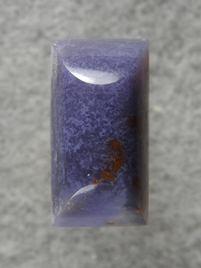 Burro Creek Jasper 2107 :  A small ring or accent stone in deep purple.