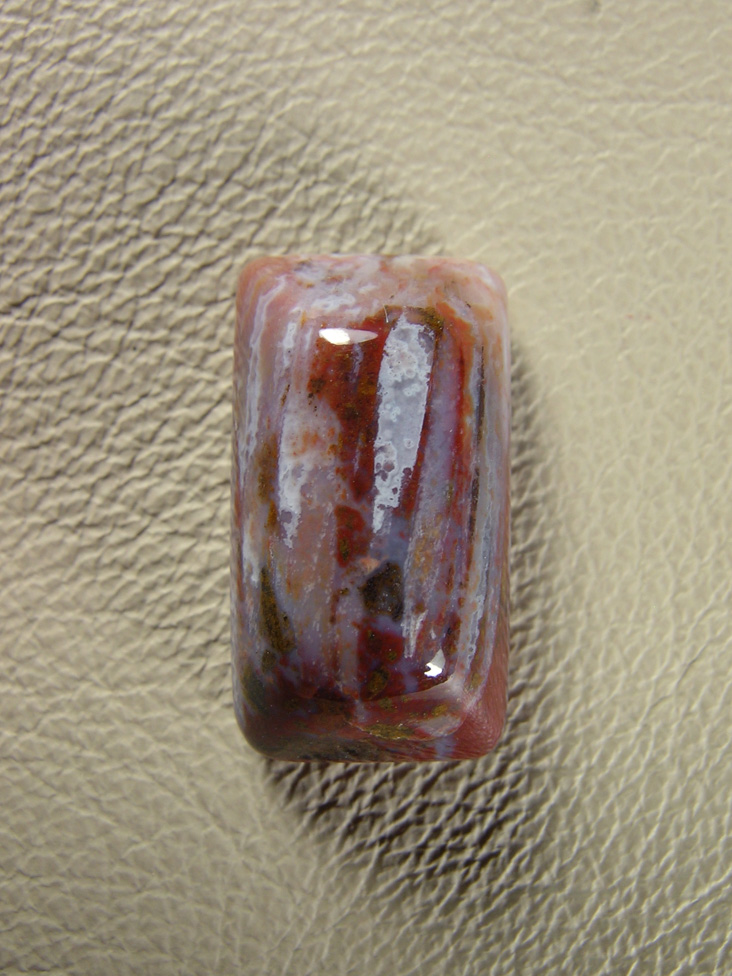 Cady Mtns Agate 601  :  Another North Cady Sagenite Agate, those stripes are the needles.