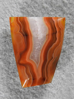 Condor Agate 631  :  Nice Colors and a great polish on this small Condor Agate.