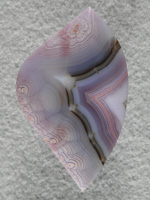 Coyamito Agate 183 : Another large cab of the Purple bubble waves.  The picture does not do this cab justice.