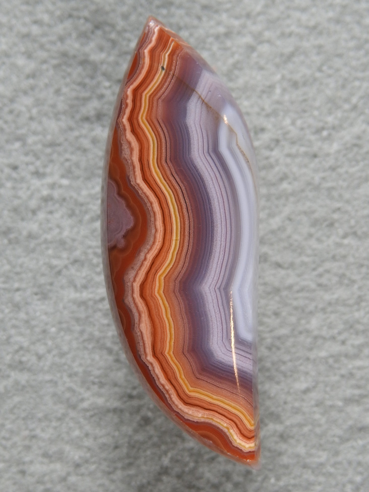 Coyamito Agate 213  :  Amazing colors.  This stone reminds me of the Dryhead Agate in the vibrant color bands.