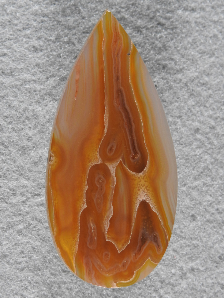 Coyamito Agate 217  :  One of a couple pieces of rough I bought that ranged from 3 to 6 dollars.  Slabs didn't look that great but just find the pictures within.  These tubes caught my eye. 