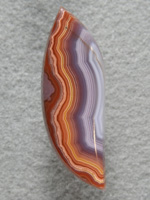 Coyamito Agate 213  :  Amazing colors.  This stone reminds me of the Dryhead Agate in the vibrant color bands.