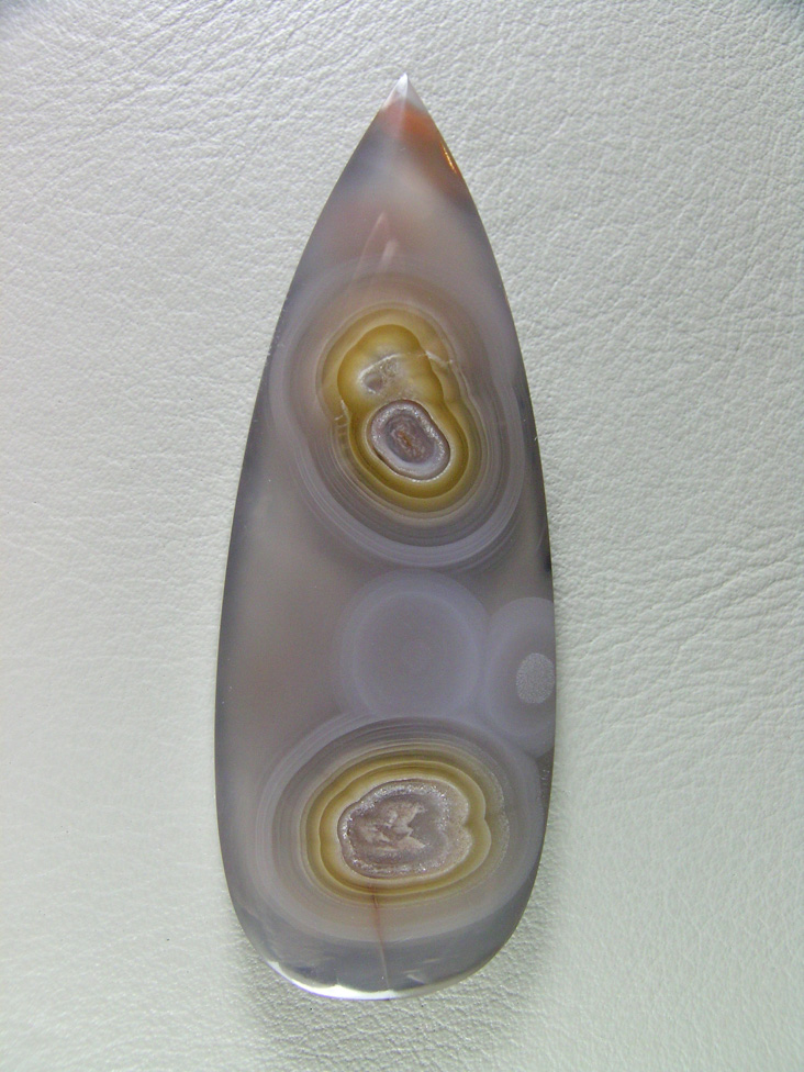 traded Coyamito Agate 259T  :  Another excellent example of this Gold and Clear Tube Agate from Coyamito.  A glassy finish and several great tubes.