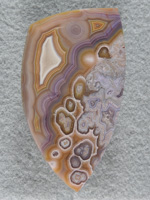 Coyamito Agate 1878  :  Another of these HUGE pastel cabs.  These are to die for and any collector would want these in their collection.
