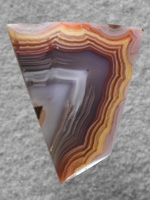 Coyamito Agate 1881  :  A smaller stone but of the lovely color bands Coyamito is famous for.