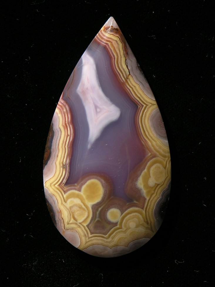 traded Coyamito Agate 282T  :  I got several small fractured slabs of the exceptional Agate with the Yellows and Purples.  Every one is a winner.