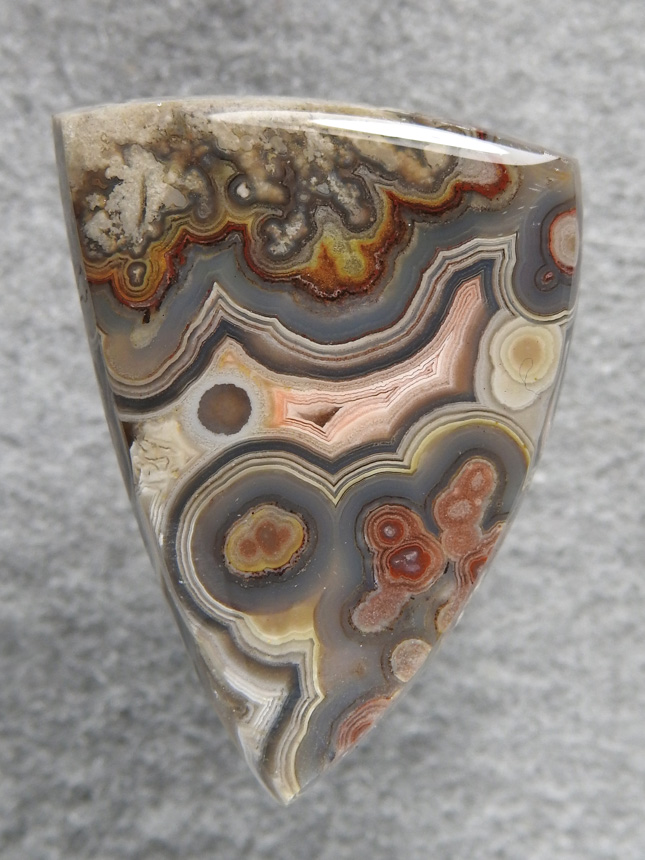 Crazy Lace Agate 2102 : Nice dark Lace cab