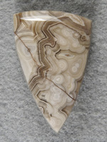 Crazy Lace Agate 1967 : A lovely Creme Crazy Lace with some parallax banding!