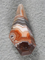 Dryhead Agate 429  :  Another stone with the Grays.  Wonderful pattern.