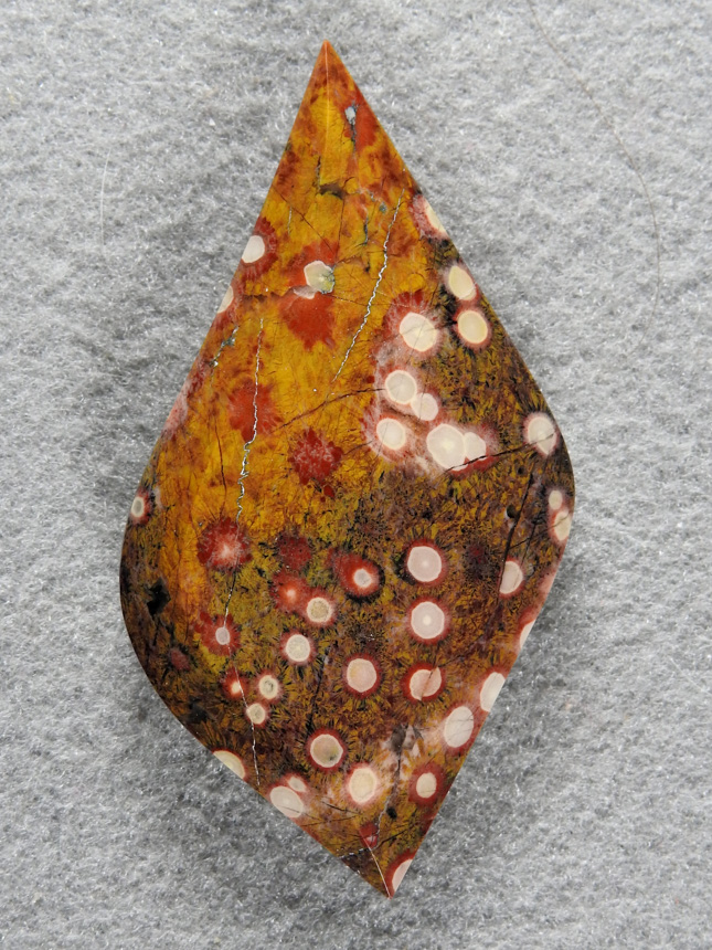 Guadalupe Jasper 669  :  A nice cut for this stone.