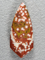Guadalupe Jasper 670  :  I love the Reds in these stones, it plays so well with the Yellows and contrasting Whites centers.