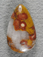 Guadalupe Jasper 674  :  I cut this stone years ago when I still thought Guadalupe Jasper came from Mexico.