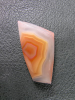 Laguna Agate 13  :  Another gemmy small cab with bright colors.