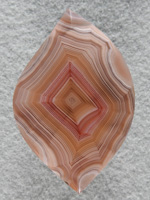 Laguna Agate 4  :  Shadow, color, pattern, finish, what the heack doesn't this just drop dead cab have.  A truely remarkable Laguna.  It's sister is a few pictures away and just as pretty.