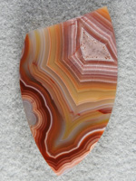 Laguna Agate 1482 : A translucent very large cab of great colored Laguna.