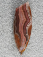 Laguna Agate 1494 : Okay an acorn shape cut just rocks this Laguna Shadow Agate.