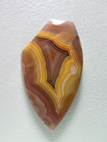 Traded Laguna Agate 114T  :  A pretty Laguna with some healed fractures but great color and finish.