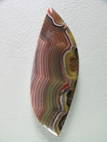 Traded Laguna Agate 120T  :  A tightly banded with great depth cab, Lagunas are wonderful.