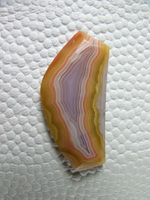 Traded Laguna Agate  130T  :  A small cab with the great colors and tight bands.