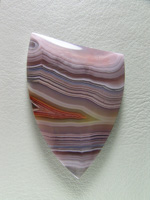 Traded Laguna Agate 123T  :  A gemmy cab that is just perfect and has so many tight color bands.