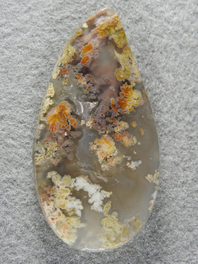 Singleton Bouquet Agate 1581 A very large collectors cab of multicolored Bouquet from the Singleton Ranch.