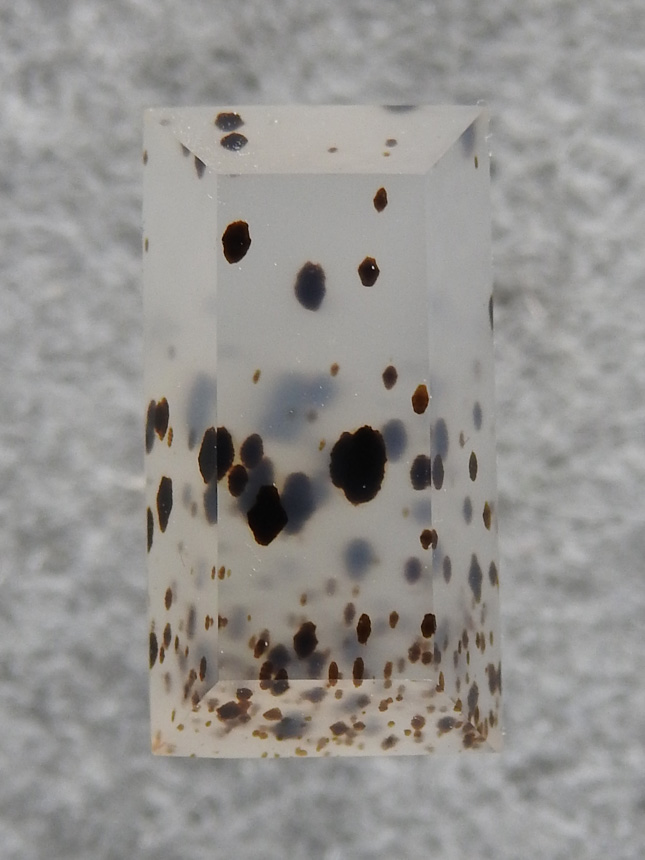 Montana Agate 468  :  Some pretty Ink spot Dendrites in a ring stone.
