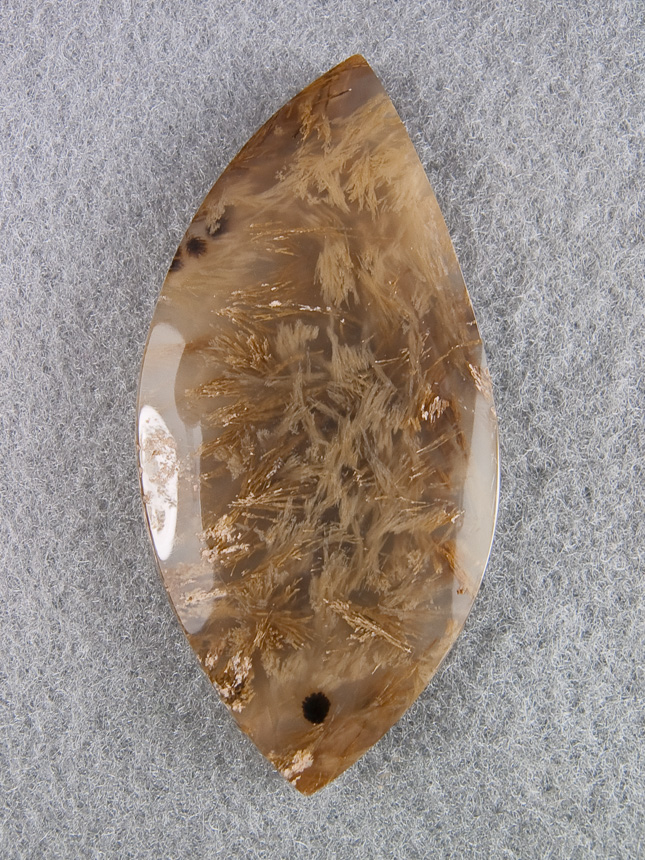 Nipomo Sagenite Agate 1259  :  Super si;icated and great Sagenite.