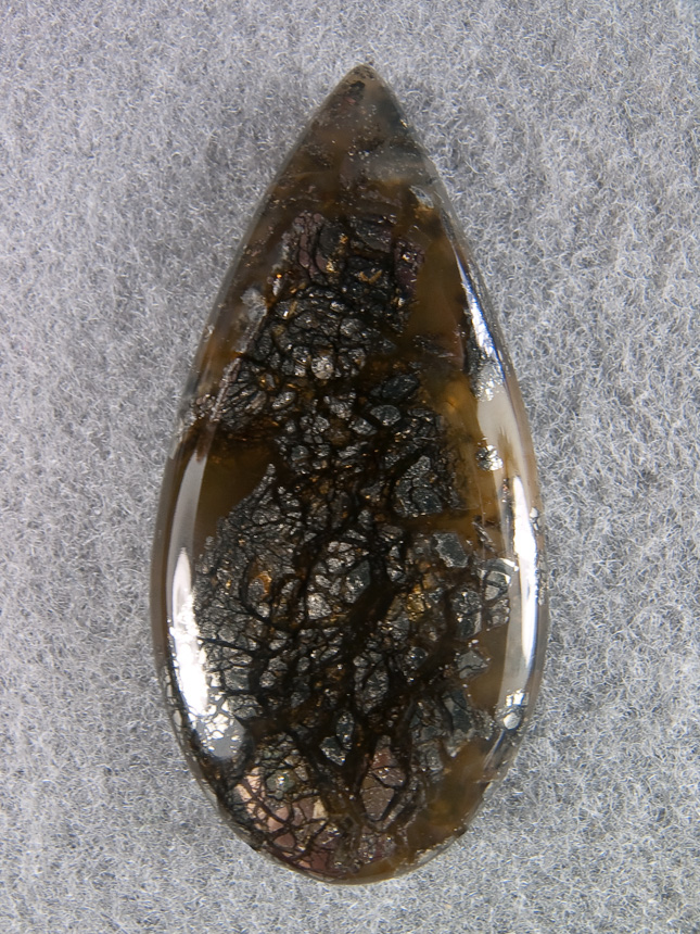 Nipomo Marcasite Agate 1249  : I can't get enough of this material and although messy is a treat to cut.