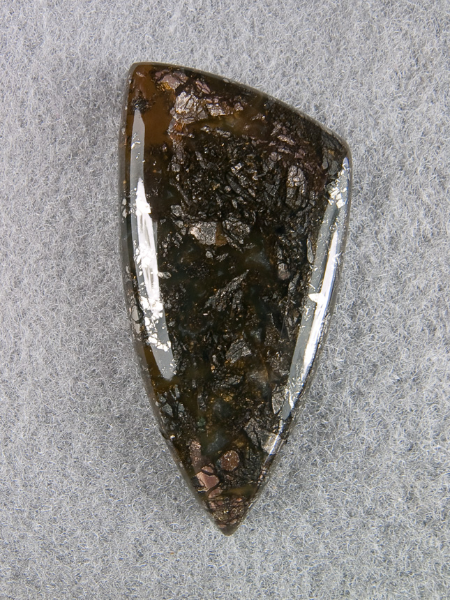 Nipomo Marcasite Agate 1250  : Super gemmy and great cut.