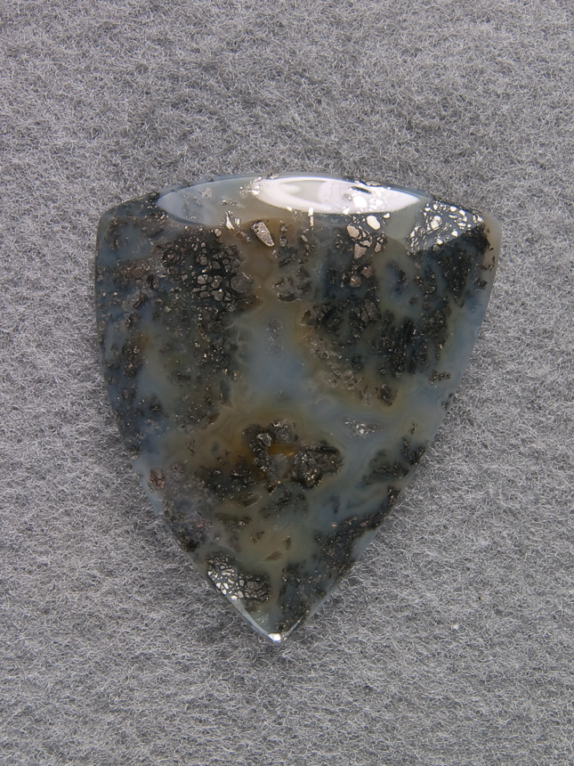 Nipomo Marcasite Agate 1253 : A great free form of beautiful material