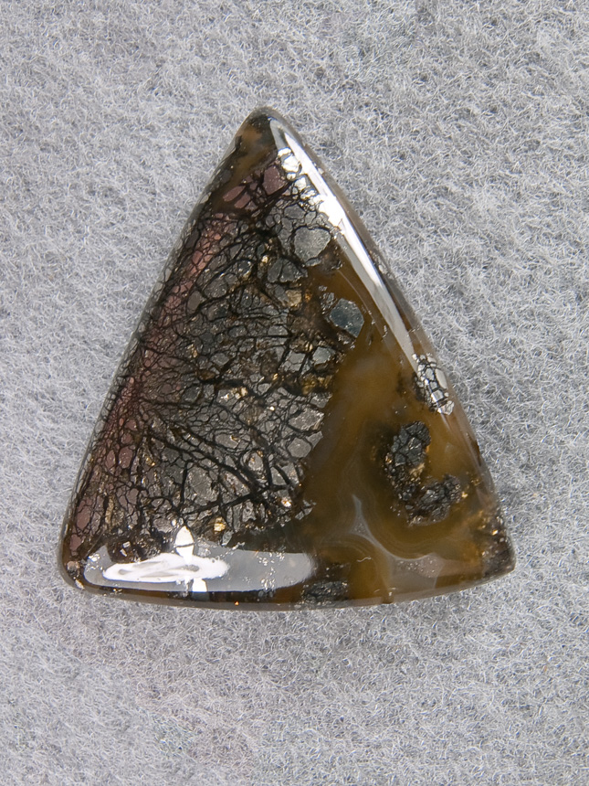 Traded Nipomo Marcasite Agate 1164T  :  description