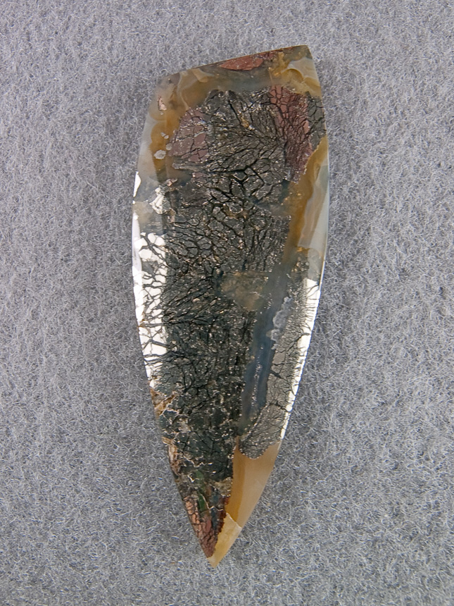 Traded Nipomo Marcasite Agate 1166T  :  description