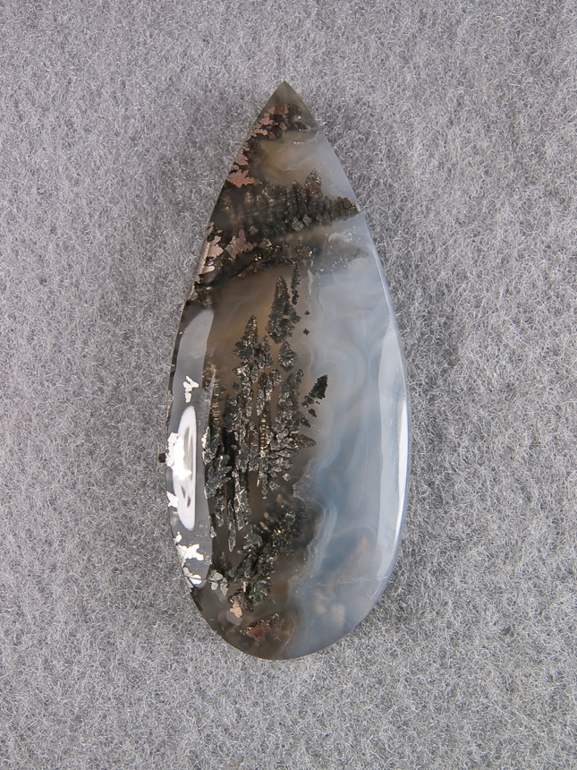 Traded Nipomo Marcasite Agate 1175T  :  description